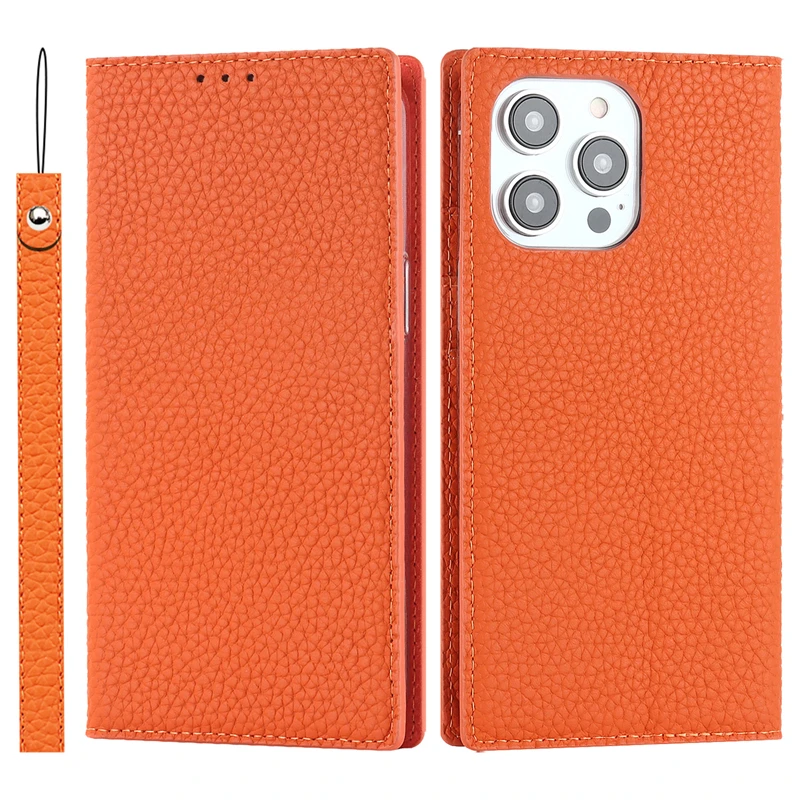 Cowhide Genuine Real Leather Case for iPhone 18 Pro Max 13 11 12 14 15 16 17 Pro Max 16 Plus Flip Wallet Card Business Phone Bag