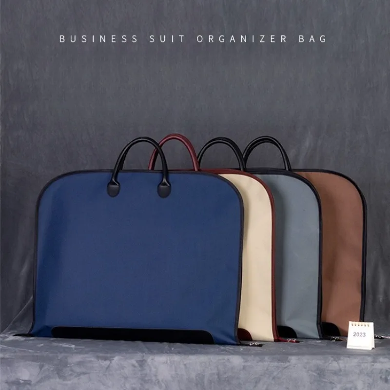 

Premium Oxford Suit Bag Business Travel Garment Dust Cover Fashion Storage Hand Carry Organizer