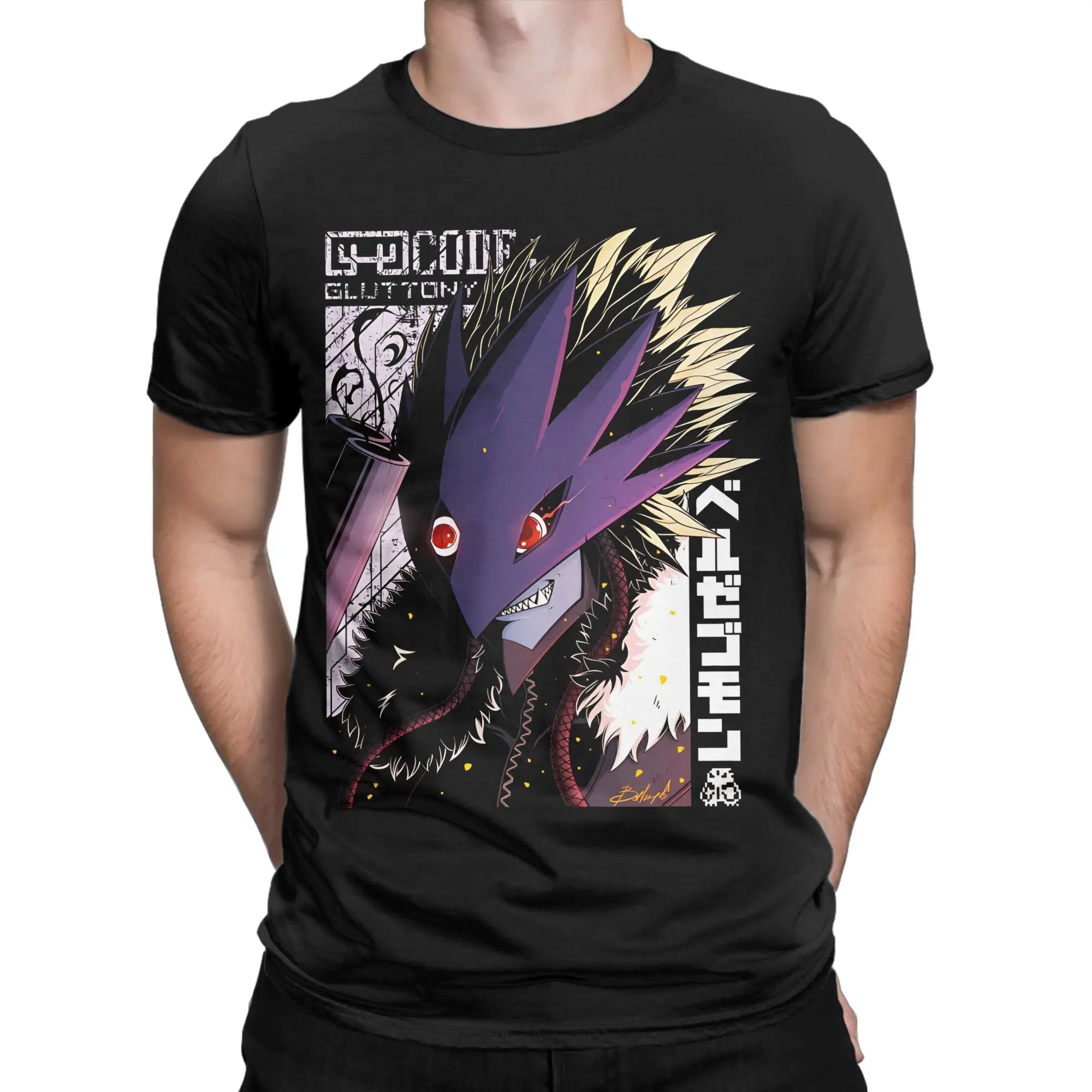 Digimon Beelzemon Fullcolor T-Shirt Men Women  Leisure Cotton Tee Shirt Round Collar Short Sleeve T Shirt Plus Size Tops