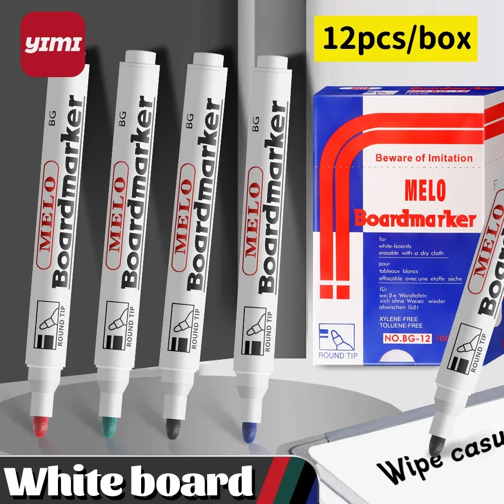 4pcs color oily whiteboard pens, large capacity, bright colors, and versatile, suitable for office and home painting tools