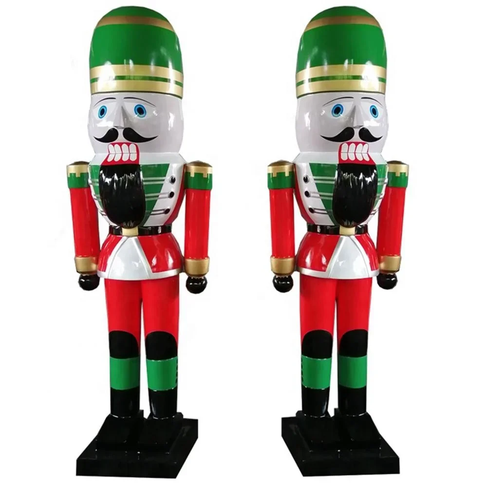 Life Size 8ft 12ft Fiberglass Christmas Large Nutcracker  Toy Soldier Nutcrackers