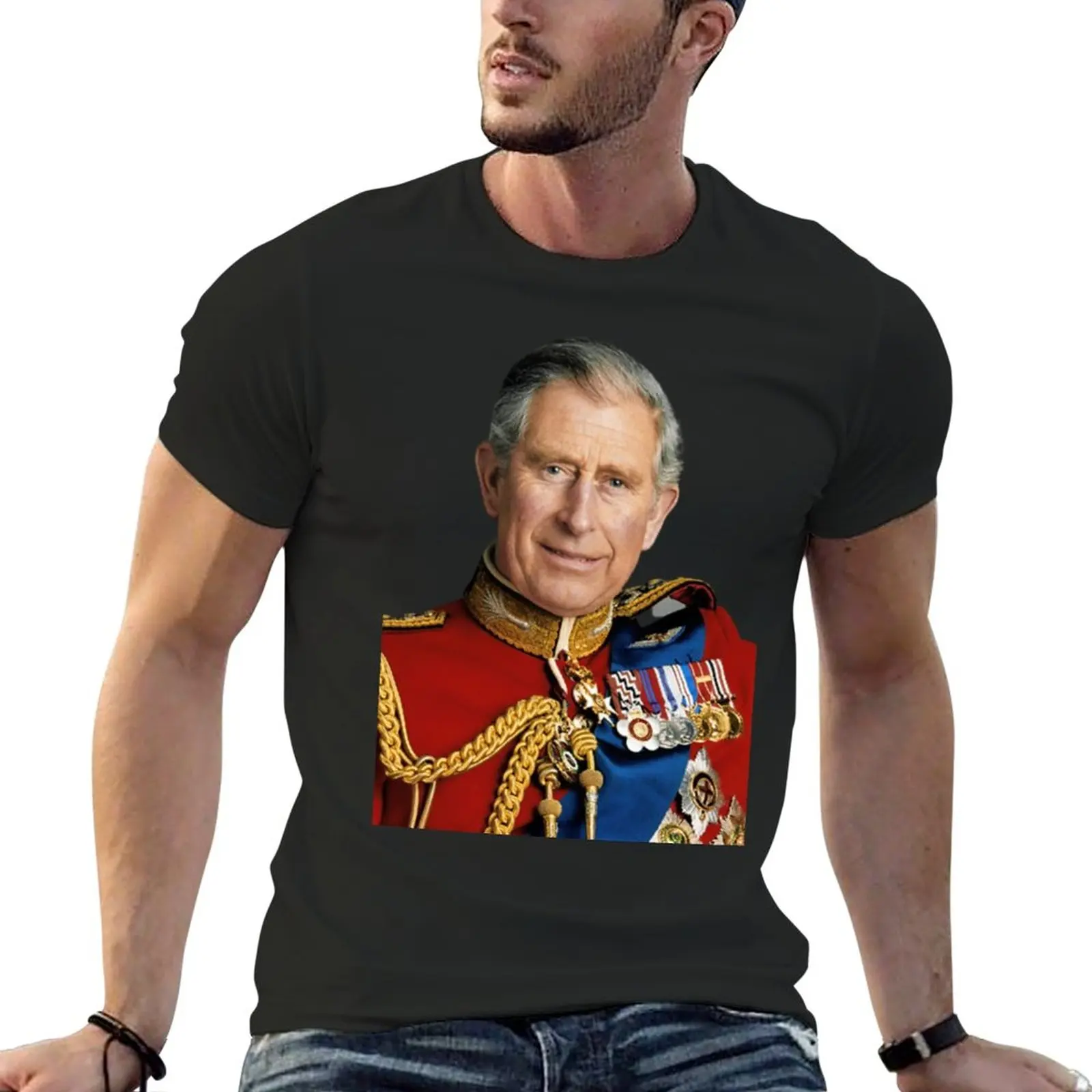 

King Charles III / God Save The King T-Shirt blacks sublime summer tops mens plain t shirts