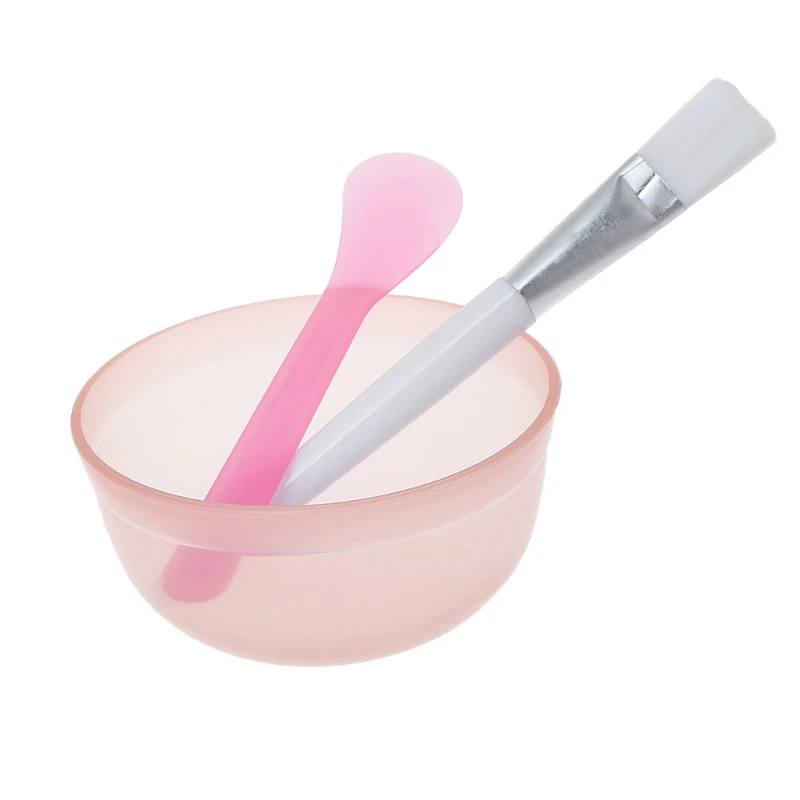 3Pcs Makeup Beauty DIY for Facial Face Mask Bowl Brush Spoon Tool Home Drop Shipping