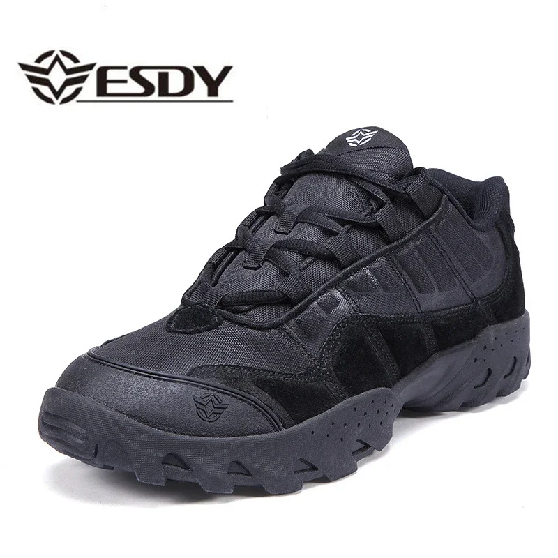 2024 Summer Tactical Boots Men Casual Breathable Desert Safety Shoes Travel Footwear Mens Assault Combat Boots