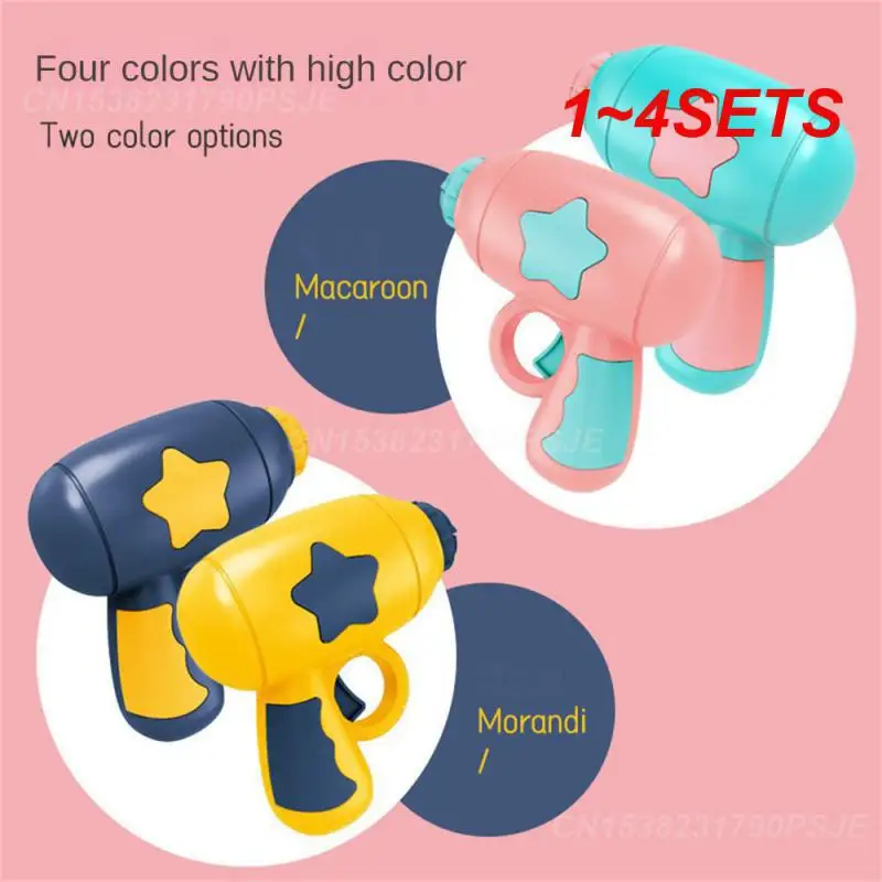 1~4SETS Dragonfly Catapult Pistol Colorful Children's Toy Outdoor Sports Toys Luminous Bamboo Rotating Flash