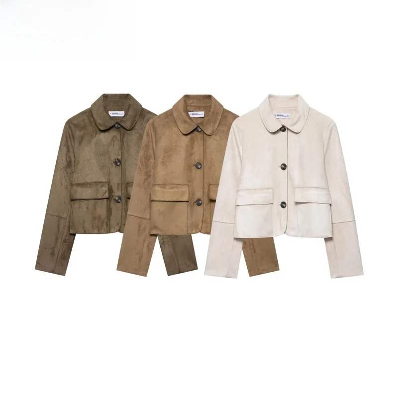 

Модная женская куртка из искусственной кожи, осенне-зимняя новинка, теплая, приталенная, однотонная, из полиэфирного волокна.