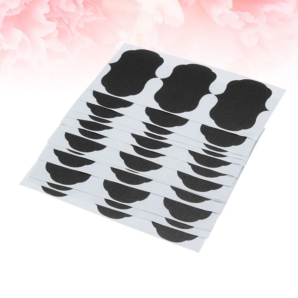 108PCS Writeable Blackboard Paper Stickers – PVC Adhesive Message Tags for Fridge, Bottle, Book, Shelf, Office & Study
