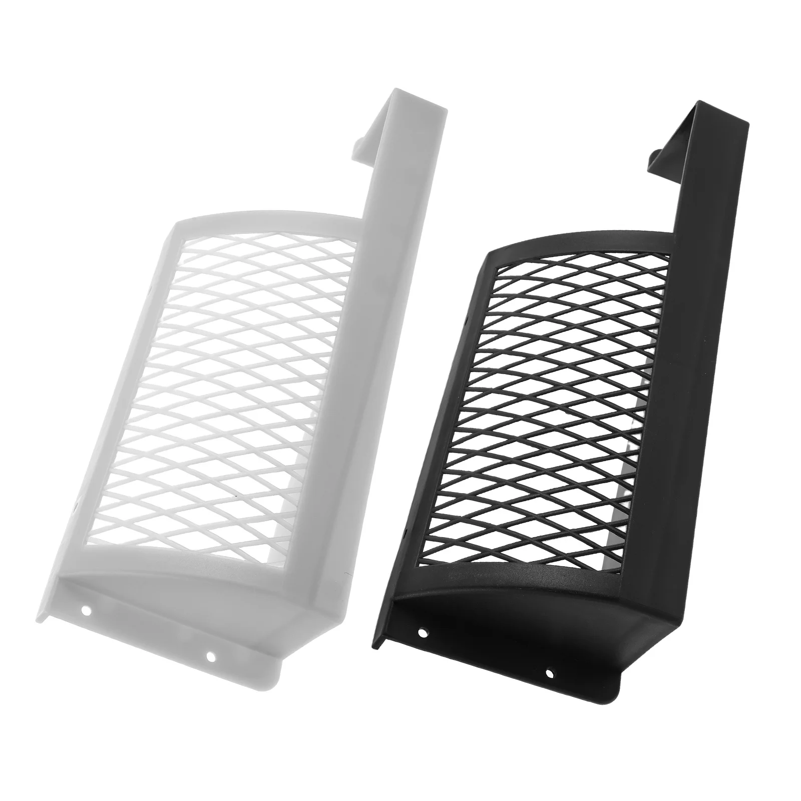 

2Pcs Foosball Table Ball Holder Box Mesh Net Replacement Parts Plastic Attachment for Family Play Home Room (Black Gray)