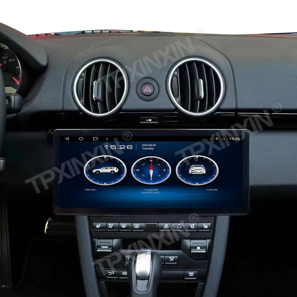 Android 13 Automotive Multimedia For Porsche 911 Cayman 718 2003~2012 GPS Navigation Car Radio offline map Stereo Head Unit
