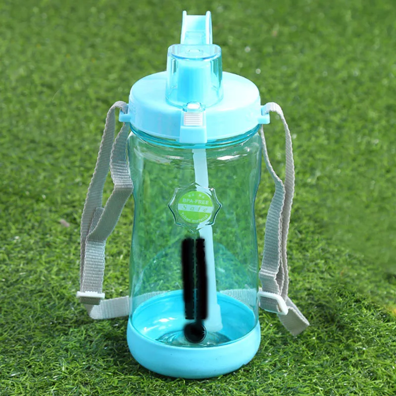 Outlet  Wholesale Price 1000ml 1L Healthy life Nutrition Straw Sports Hiking Fitness Gym Tritan Plastic Water bottle