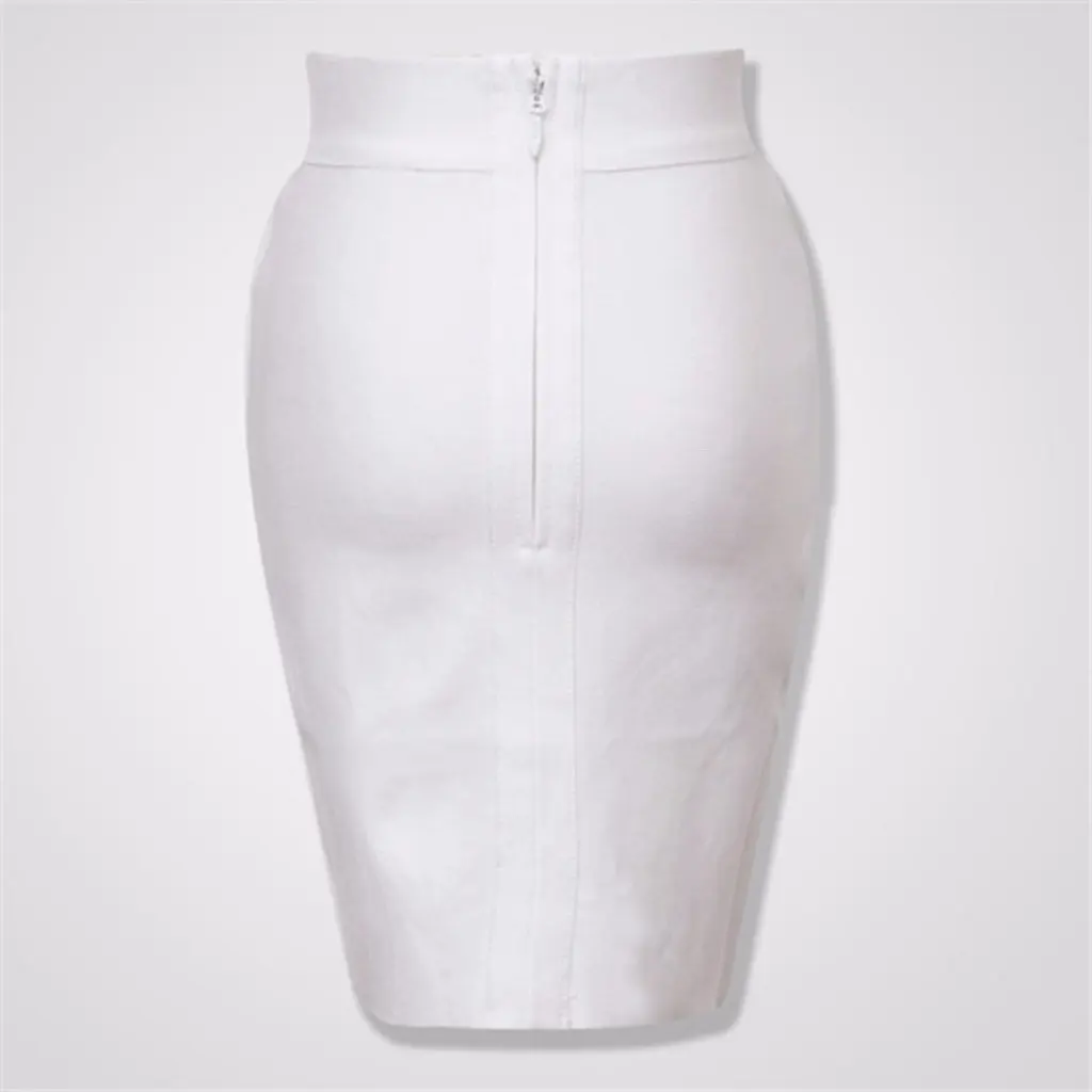 Sexy High Waist Bandage Skirt European American Fashion Cross Short Half Skirt for Women