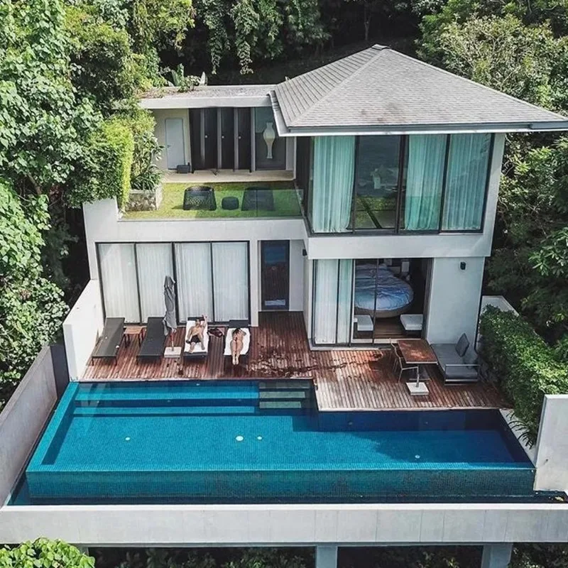 Customized Hotel Outdoor Infinity Jacuzzi Swim Spa Frp Fibreglass pool Rooftop Prefabricated Endless Acrylic Swimming pool
