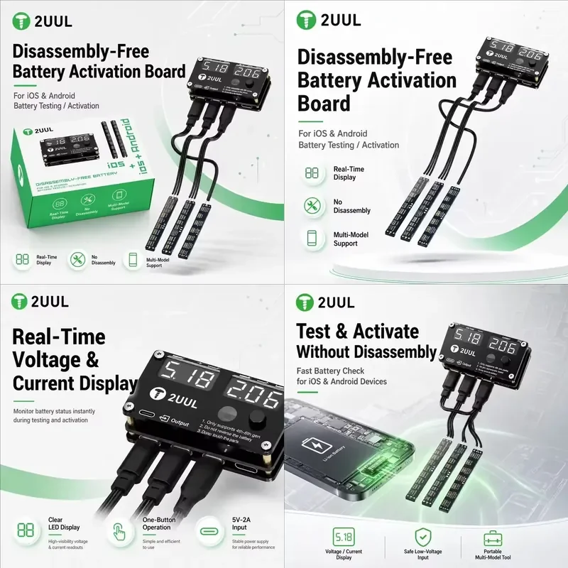 Effortless Battery Activation for 8 to 17 Pro Max Without Disassembly Using HW XM 2UUL BT05 Tool