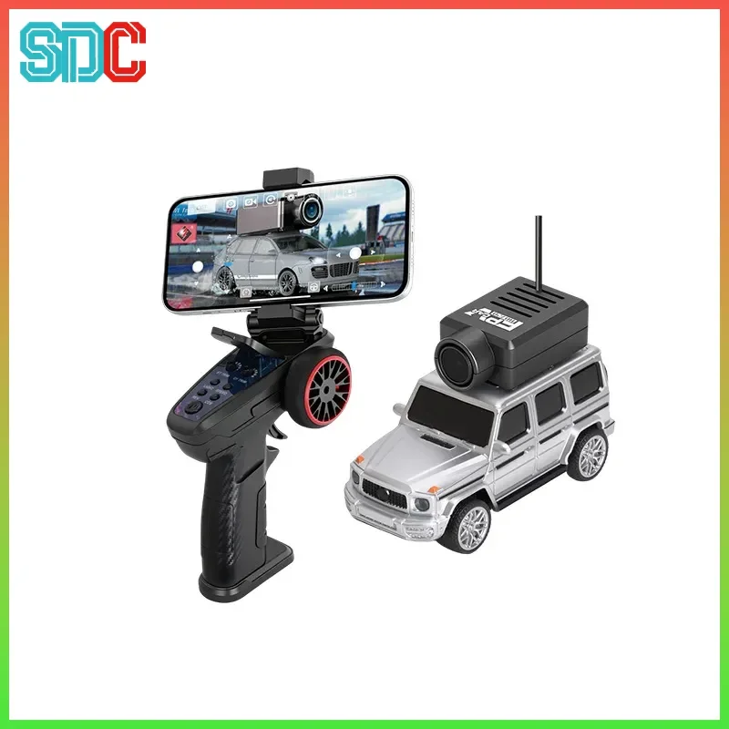 

WLtoys 1/64 Mini RC Car with 720P FPV Camera Wifi APP Control 2.4G Reomte Contorl Racing Vehicle Toy for Children 6406