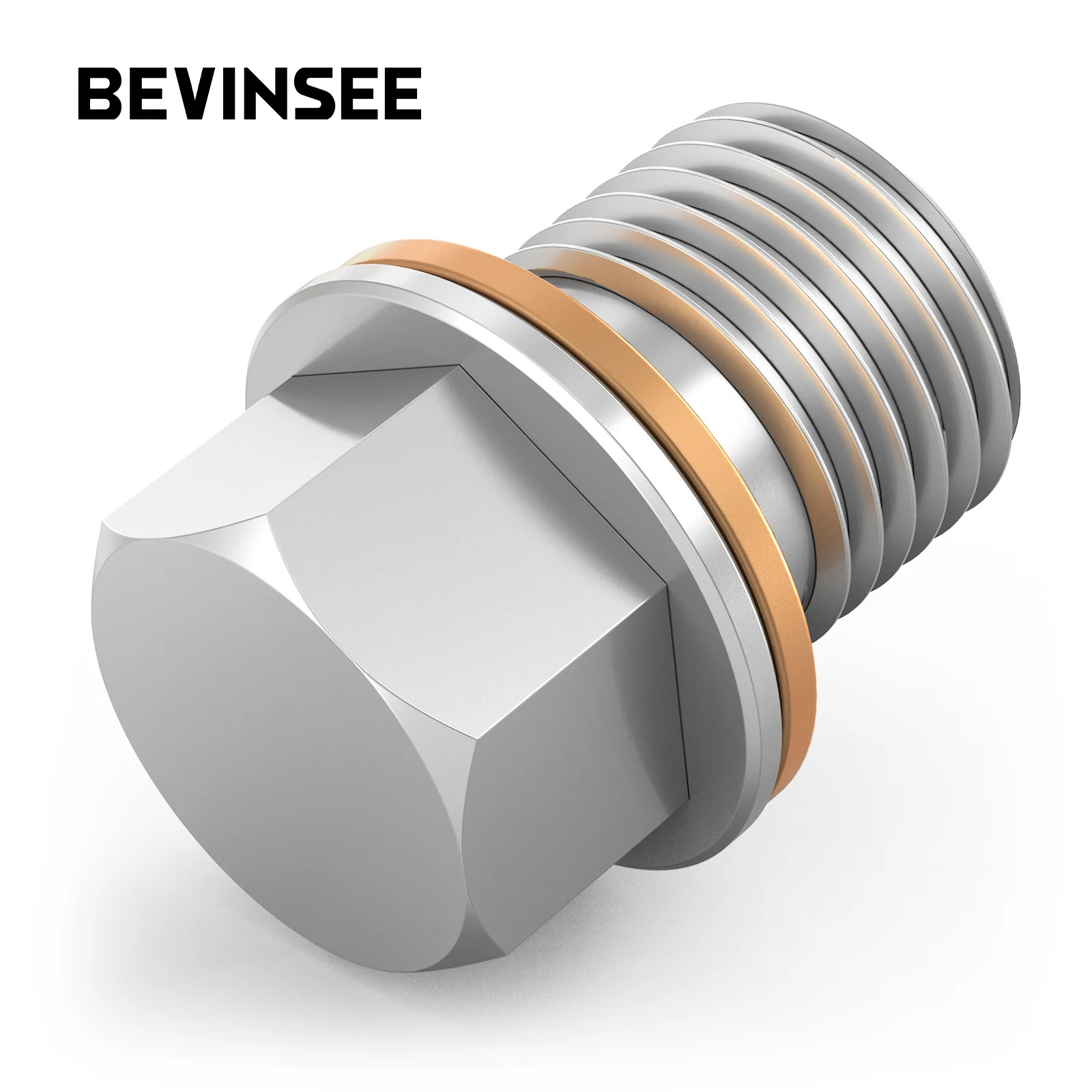 

BEVINSEE M10X1.0 Magnetic Differential Drain Plug for Audi S3 8V A3 8P A4/Avant A6 TT for VW for Golf GTI for Passat for Tiguan