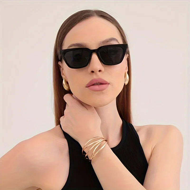 1Pcs Hot  Eyeglasses Fashion Eyewear With Retro Sun Glasses Hip-hop Small Sunglasses