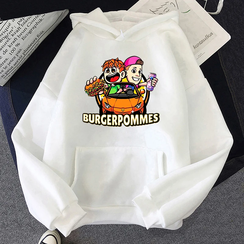 Burgerpommes 2 Hoodie 2025 Fashion Women Harajuku Graphic Kawaii Hoodies Unisex Autumn Winter Cute Pullovers Sweatshirts Korea