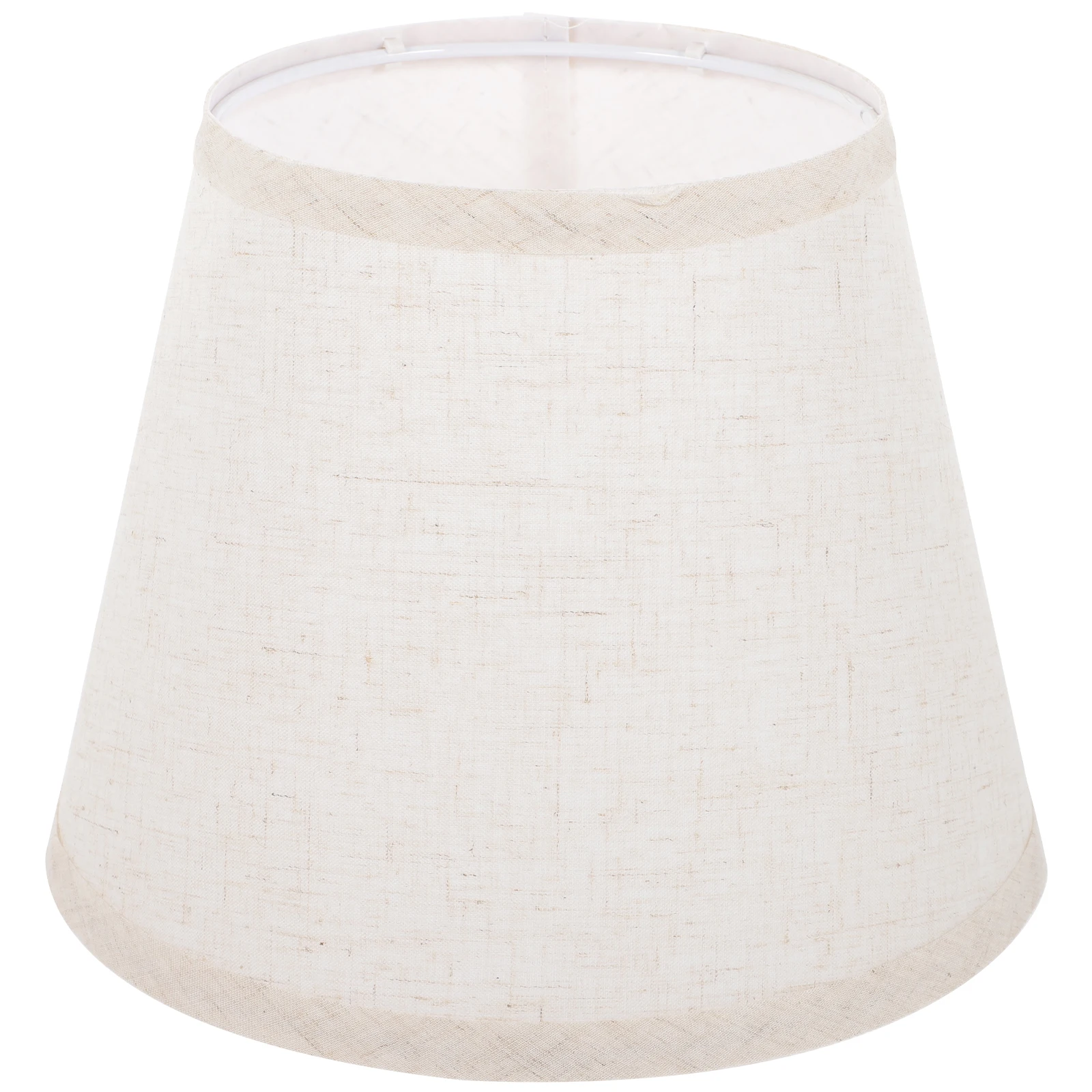 

Fabric Lampshade E27 Cylinder Cover White Small Desk Replacement Shades for Bedroom Living Office Library Cloth