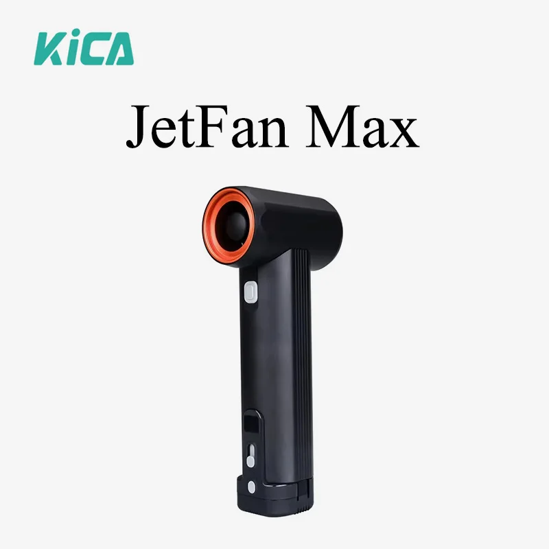 KiCA JetFan Max ハンドヘルド強力ターボファン アルミ合金素材 パワフル高速ファン