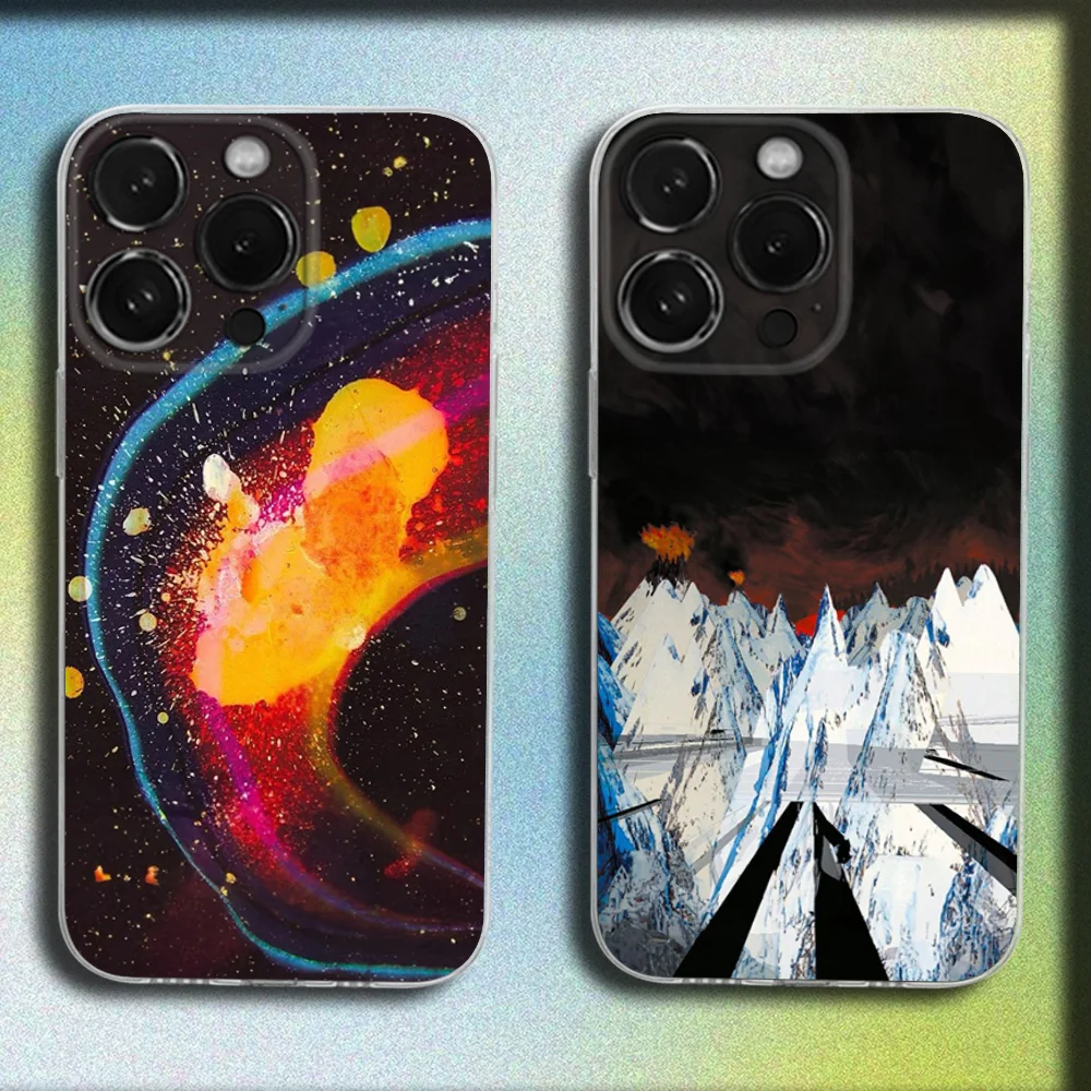 

R-Radiohead Rock Band Phone Case For iPhone 16,15,14,13,12,11 Plus,Pro,Max,XR,XS,Plus,SE,Mini Transparent Soft Cover