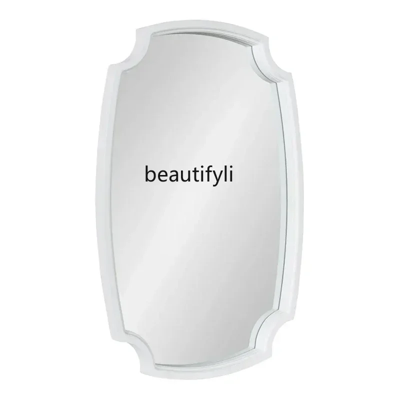 

French hanging decorative toilet bathroom American retro dressing table makeup vanity mirror wallAsmt52