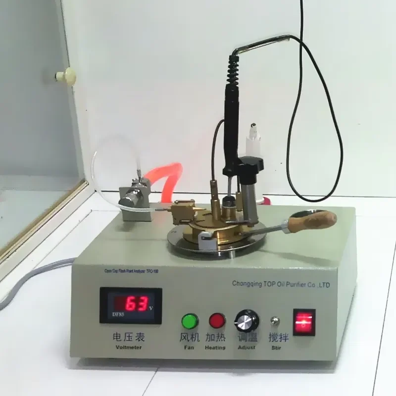 Digital Flash Point Meter Closed Cup Flash Point Analyzer for Lab Testing Petroleum Products Oil Quality Inspection