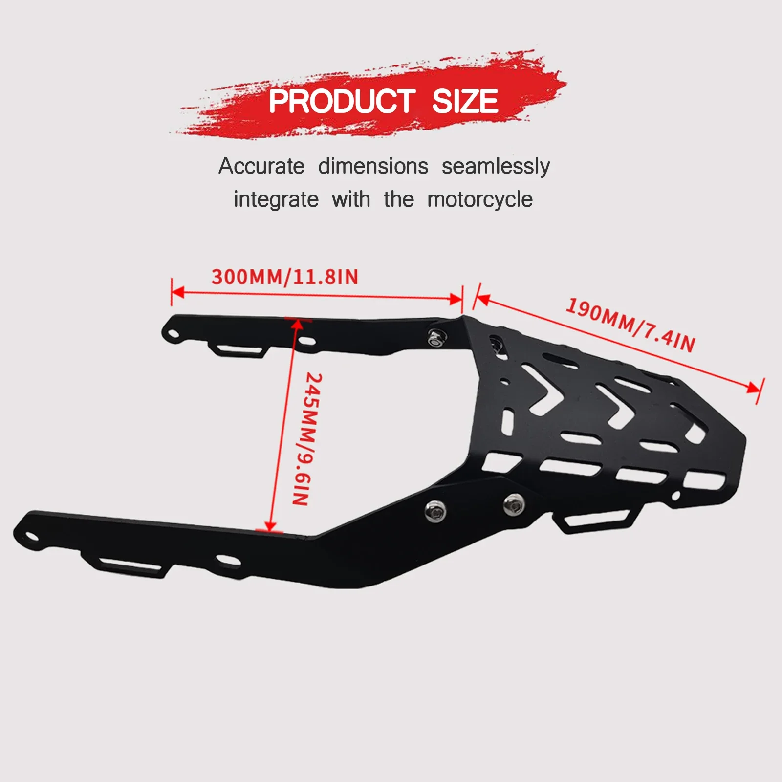 For Honda Grom 125 MSX125 2022 2023 2024 Rear Luggage Rack Extension Luggage Carrier Holder Bracket Shelf Motorcycle Accessories