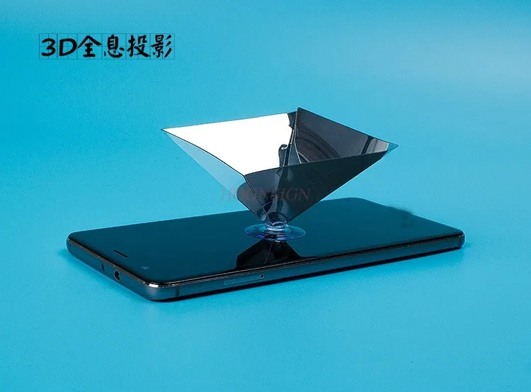 DIY holographic projector pyramid imaging physical optics experiment children's science experiment small production play