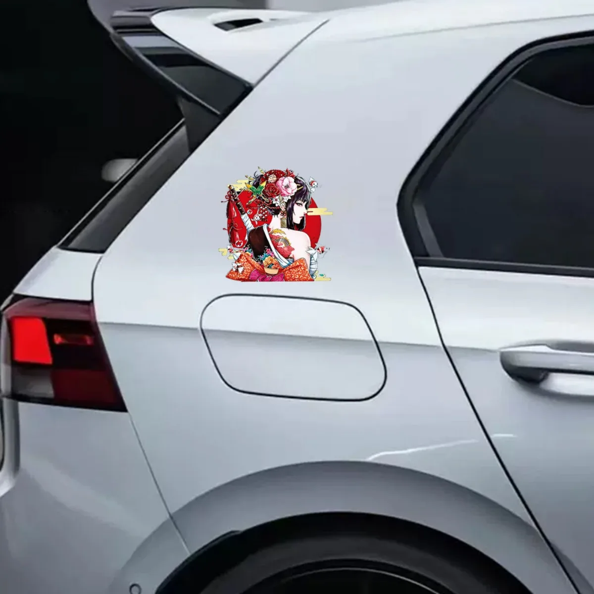 Monster Energy Reflective Motorcycle Scooter Car Stickers Decals Decoration Rear Windshield Body Window For Honda Toyota ISUZU view 6
