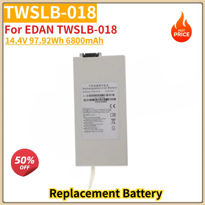 

TWSLB-018 High Quality Battery 14.4V 97.92Wh 6800mAh For EDAN TWSLB-018 Brand New Replacement Battery