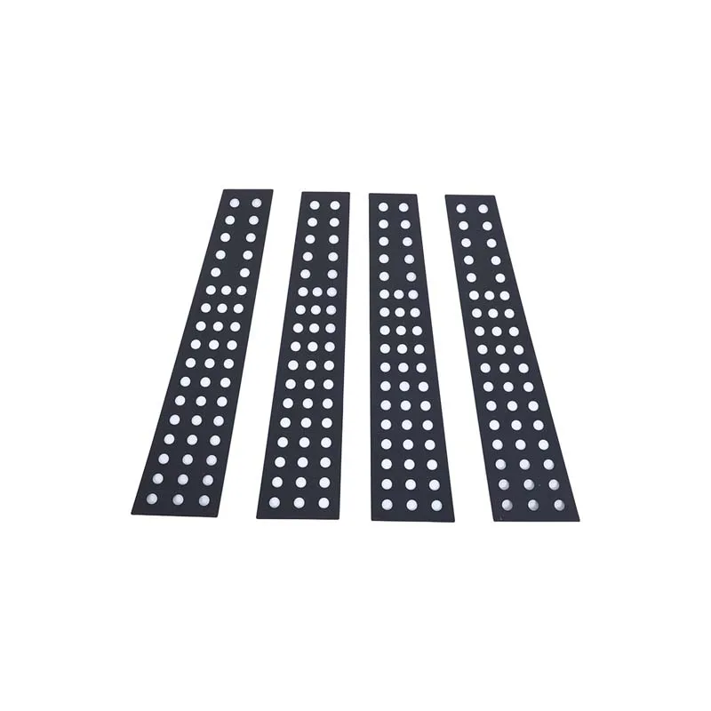 ل 2024 2025 هافال H9 العسل سبائك الألومنيوم سيارة B-عمود ملصقات السيارات مركز العمود الديكور غطاء اكسسوارات السيارات