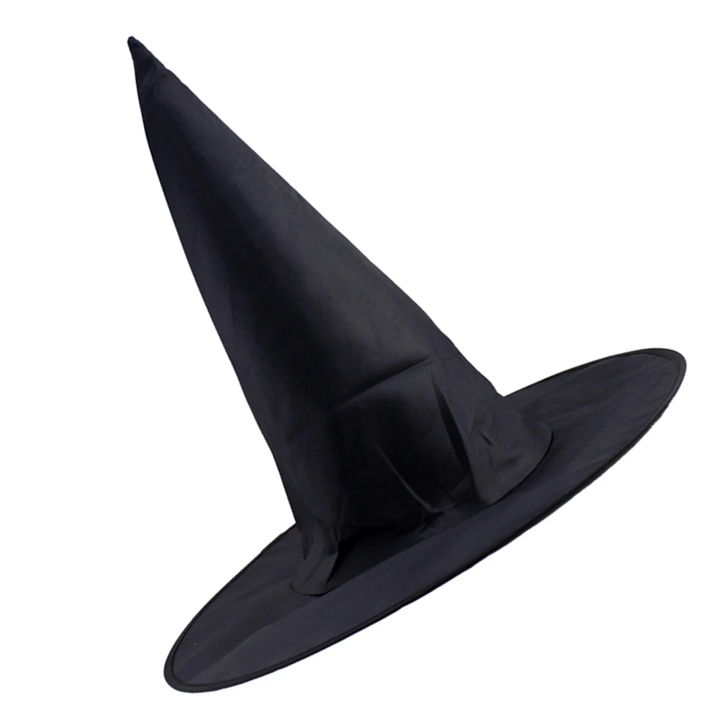 

Wizard Hat Black Cap Halloween Witch Hats Adult Accessories Durable Oxford Cloth Party Props Gifts