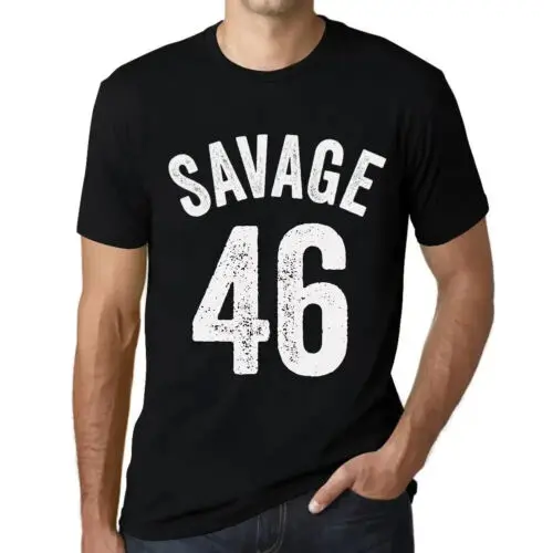 Heren Grafisch T-Shirt Wrede 46 – Savage 46 – Cadeau voor 46ste Verjaardag 46ste