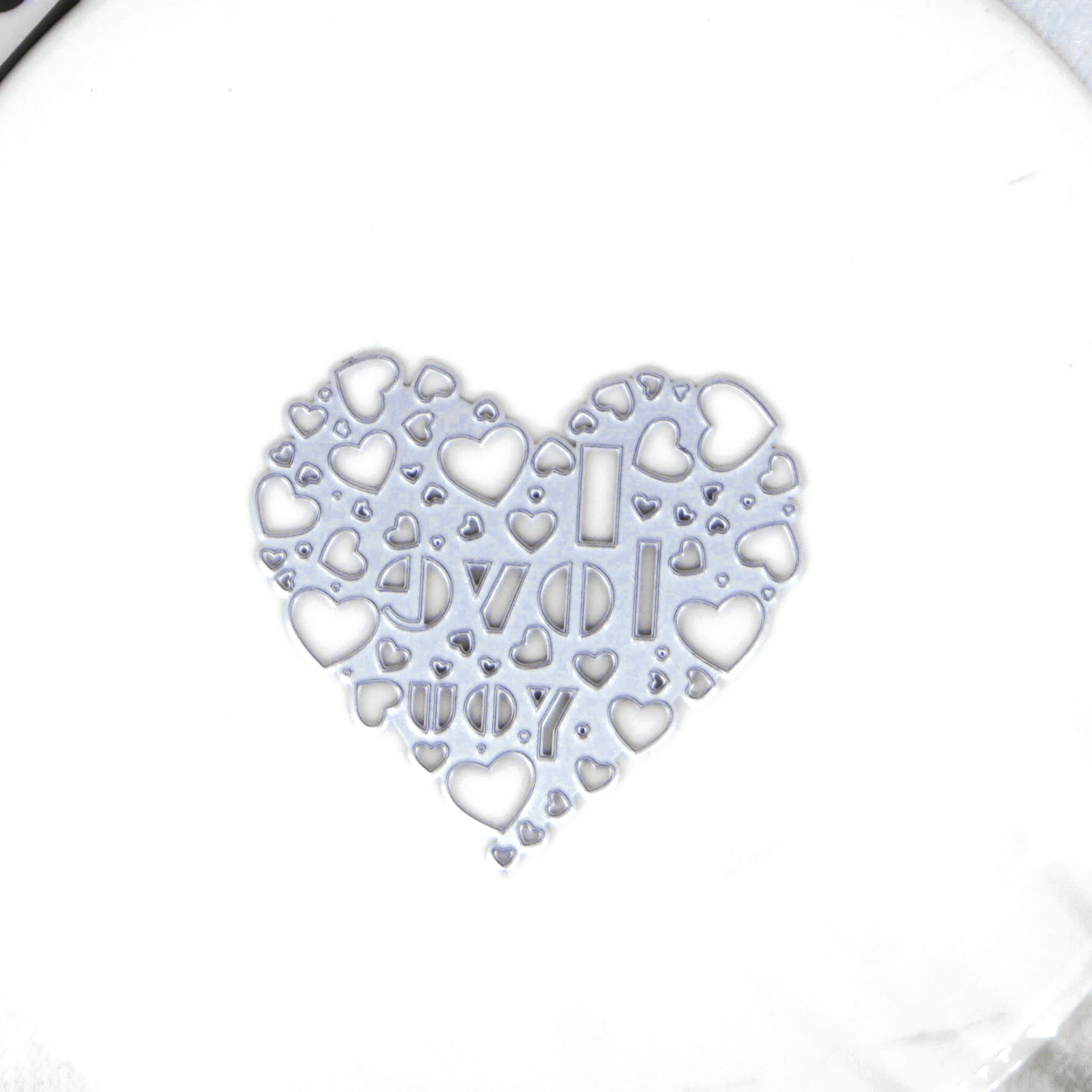 Love Heart Cover Border Metal Cutting Die For Scrapbooking Greeting Card Making Handmade DIY Embossing Die Mould Stencil Paper C