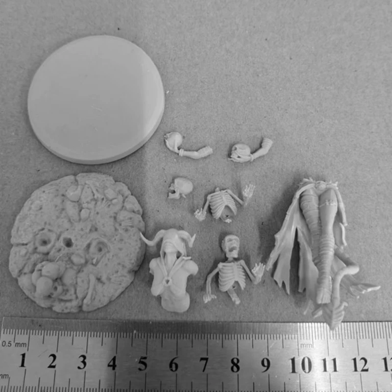 Resin Figure 1/24 Scale Death Priest Assemble Model Kit Unassembled Dioramas and Unpainted Statuettes Toys