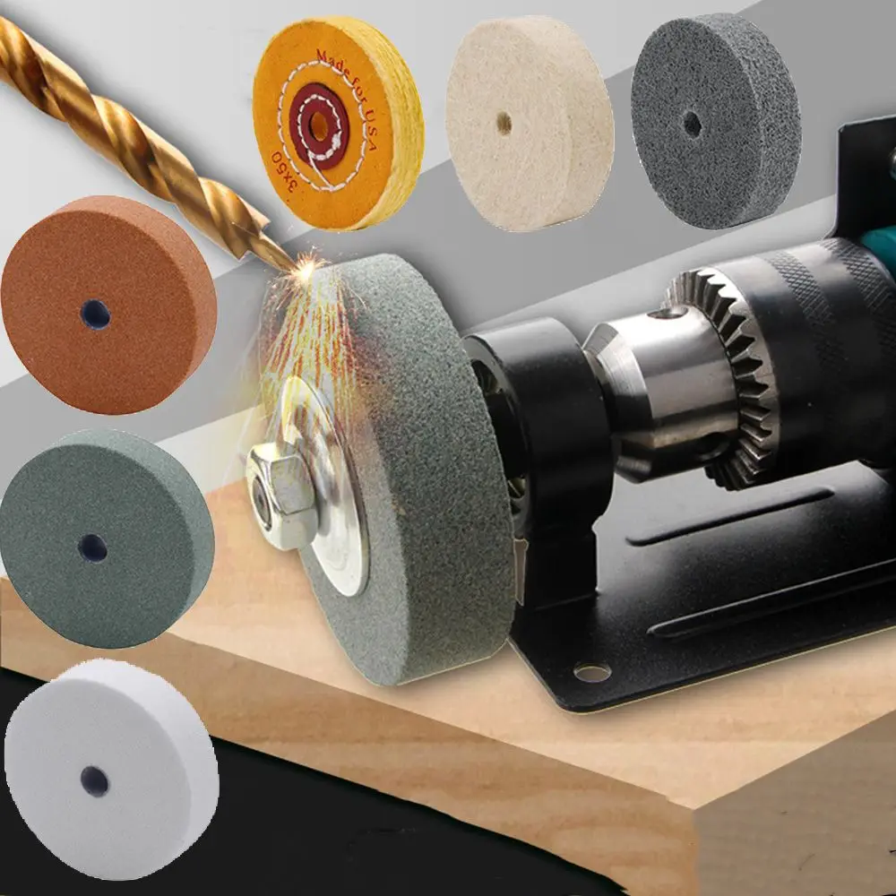1Pcs 75mm Abrasive Polishing Machine Cotton Rotating Tool Grinding Wheel Grinding Disc Polishing Pad Grinder