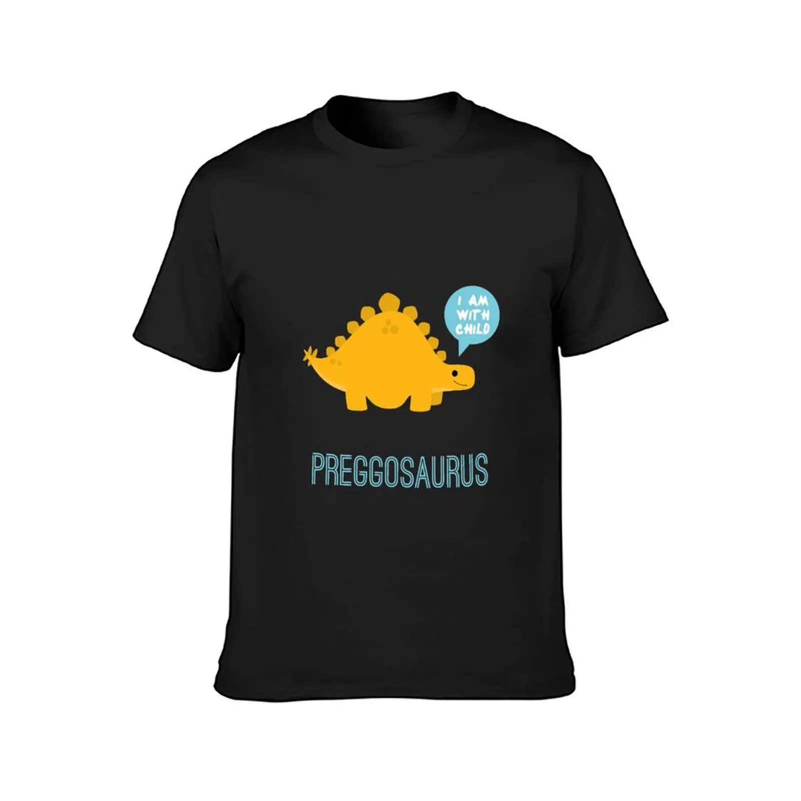 Preggosaurus Pregnant T-Rex Dinosaur Mom T-Shirt plain anime funnys aesthetic clothes mens graphic t-shirts