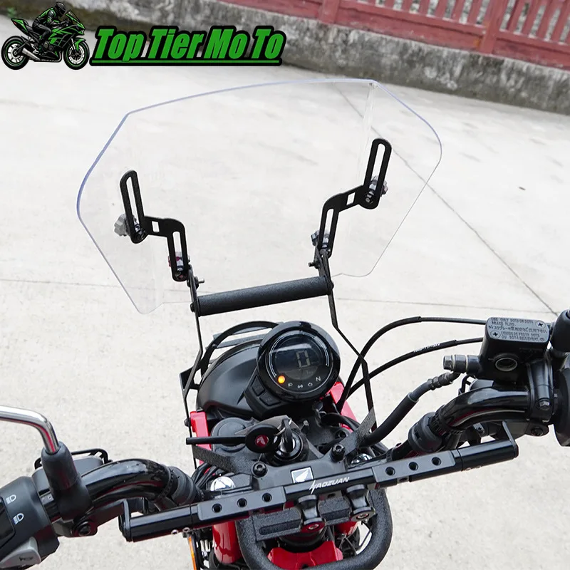 Transparent Motorcycle Windshield – Retro Customization Accessory Fit For Honda CT125 Hunter Cub Trail 125