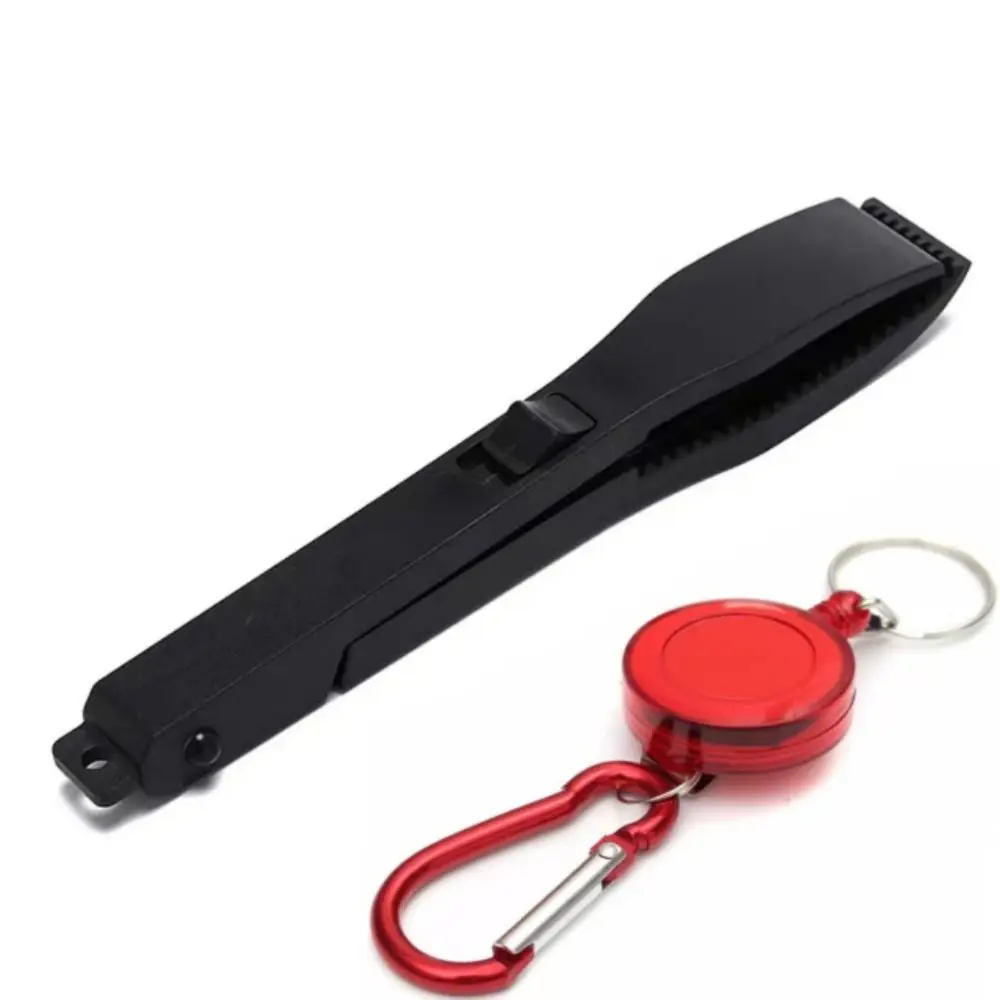 Portable Belt Clip Key Chain Holder Fishing Tools Fishing Supplies Fishing Pliers Gripper Switch Lock Gear Pince Fishing Tongs