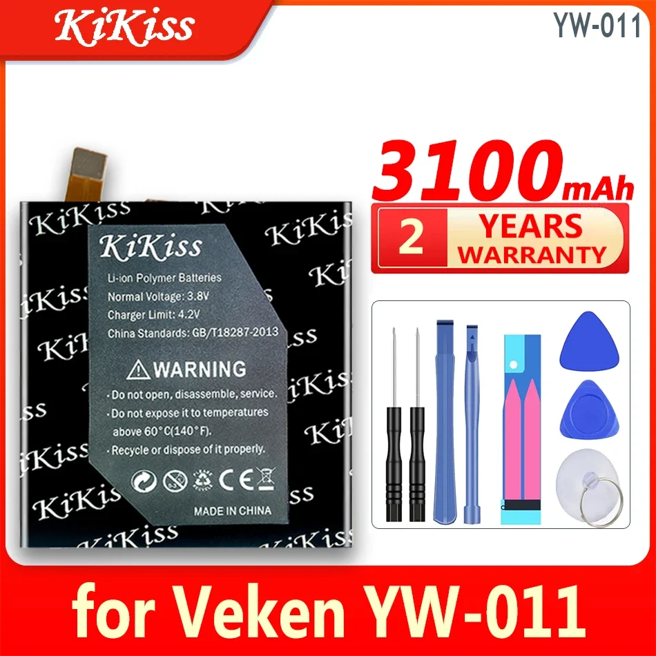 

Батарея KiKiss 3100mAh/3600mAh для Veken YW-011 YW011 YW-014 YW014, сменная батарея