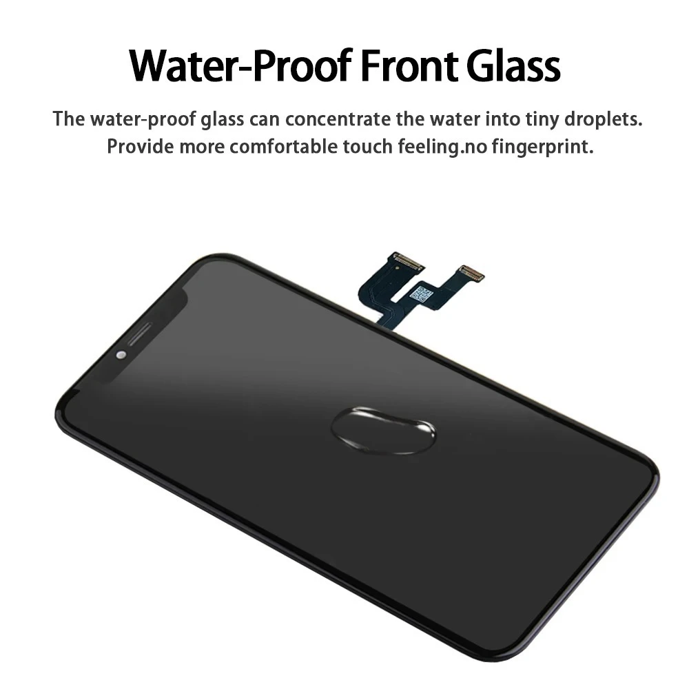 GX 100% OLED LCD Screen For iPhone 12 13Pro 14 15ProMax Screen Display True Tone With 3D Touch For iPhone Replacement With Tools