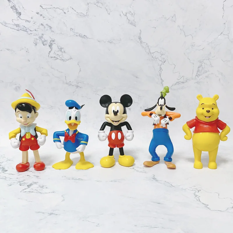 

Mickey Mouse Donald Duck Winnie the Pooh Goofy Pinocchio Action Figure Cartoon Toy Collectible Model