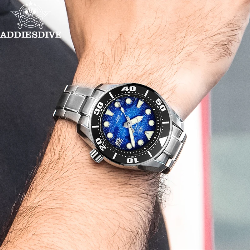 

ADDIESDIVE Ceramic Bezel Men Watches 42mm Sapphire Glass Super Luminous 200m Waterproof Dive Wristwatch Men’s Automatic Watch
