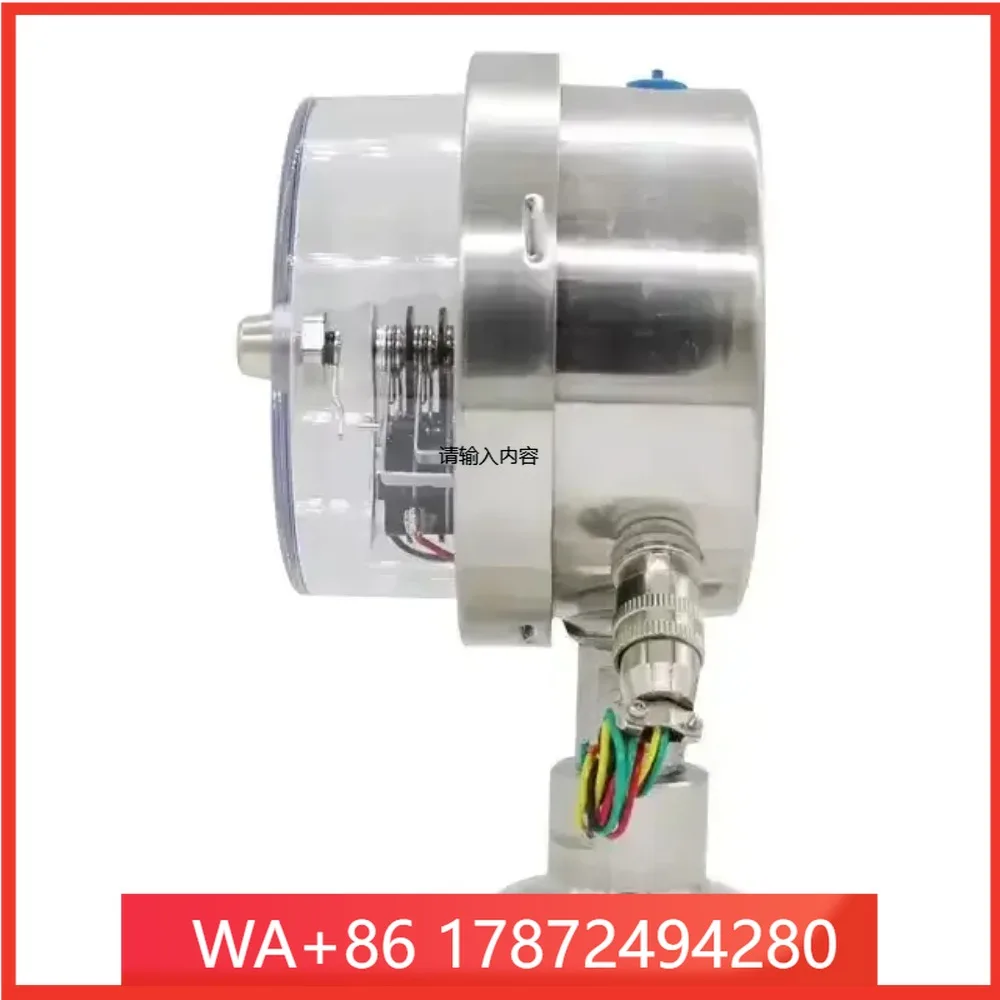 Sanitary Diaphragm Contact Pressure Gauge Stainless Steel Shockproof Quick Installation Clamp Type