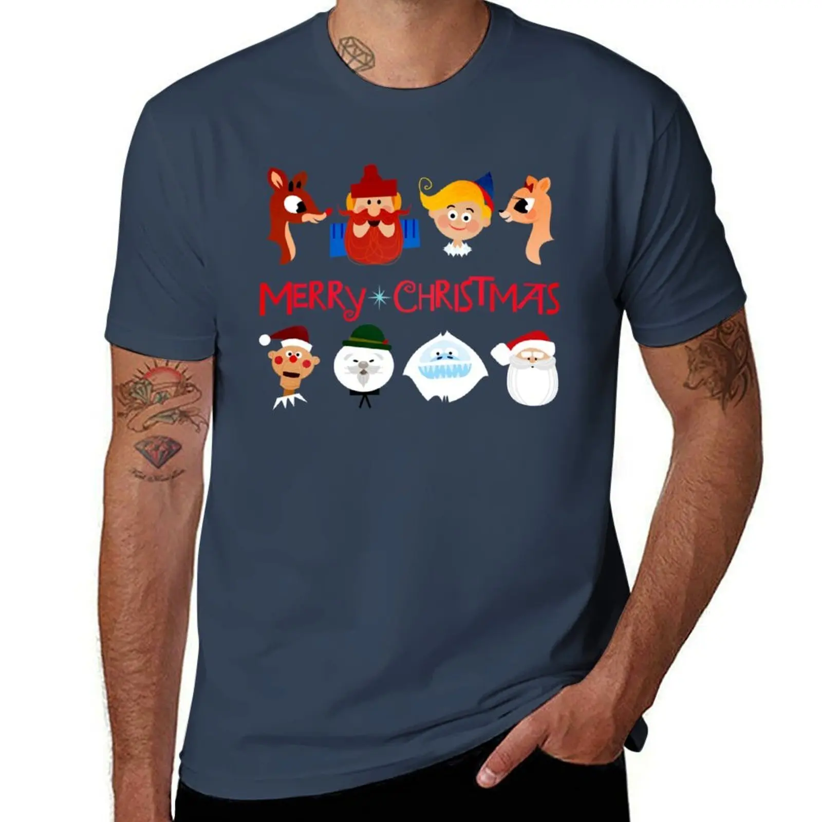 

Rudolph The Red Nosed Reindeer T-Shirt t shirt personalised t shirts for man slim fit T-Shirt