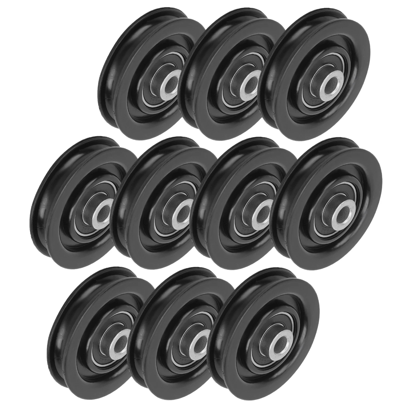 10pcs Nylon Iron Fitness Bearing Pulley Home Gym Attachments Exercise Strength Training Accessory 75mm