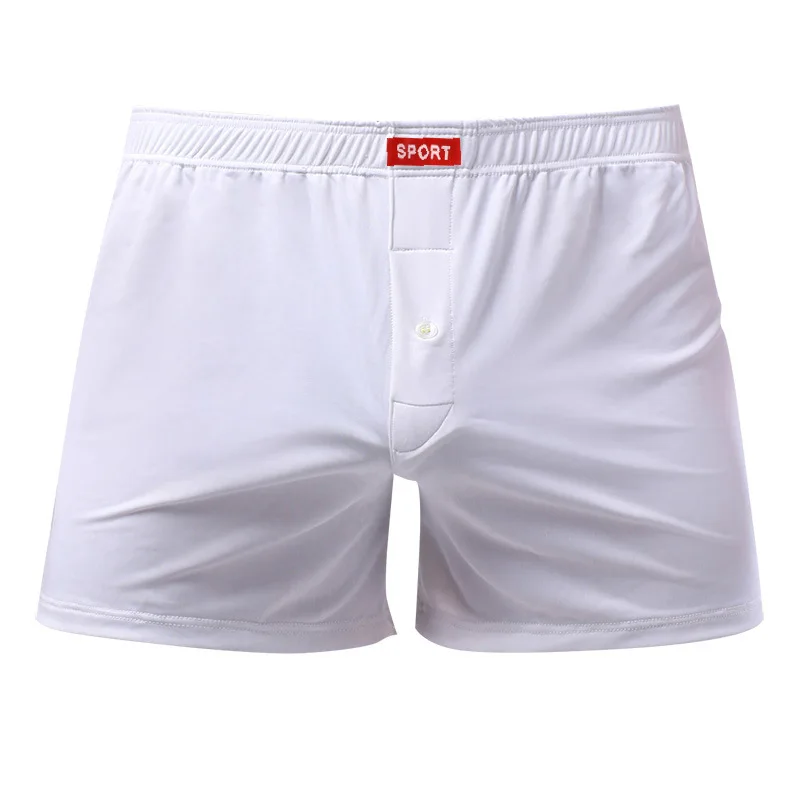 Large Size Casual Men\'s Boxers Ice Silk Mens Underwear Arrow Pants Male Loose Elastic Boxer Shorts Homme Comfortable Underpants