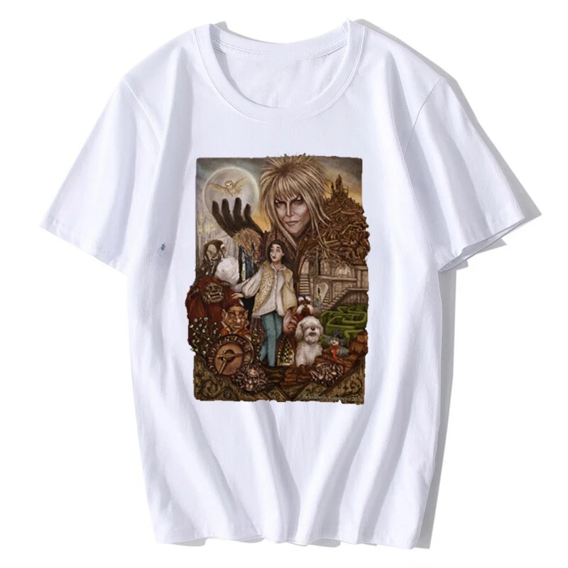 Labyrinth Sarah Ludo Goblins Inside Of The Labyrinth Fantasy Adventure Ambrosius Sir Didymus Hoogle T-shirt Labyrinth T Shirt