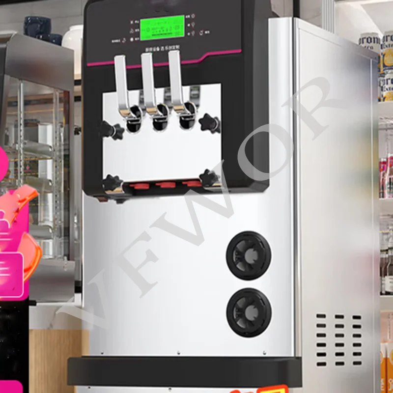 Cheap Price 3 Flavor Fruit Commercial Soft Serve Ice Cream Maker Frozen Yogurt Ice Cream Machine Sale