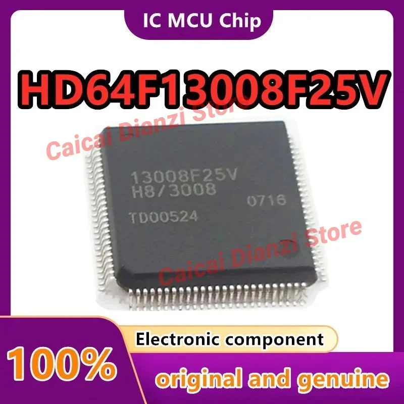 

1PCS/LOT HD64F13008F25V QFP -100 16-MCU 100% New&original